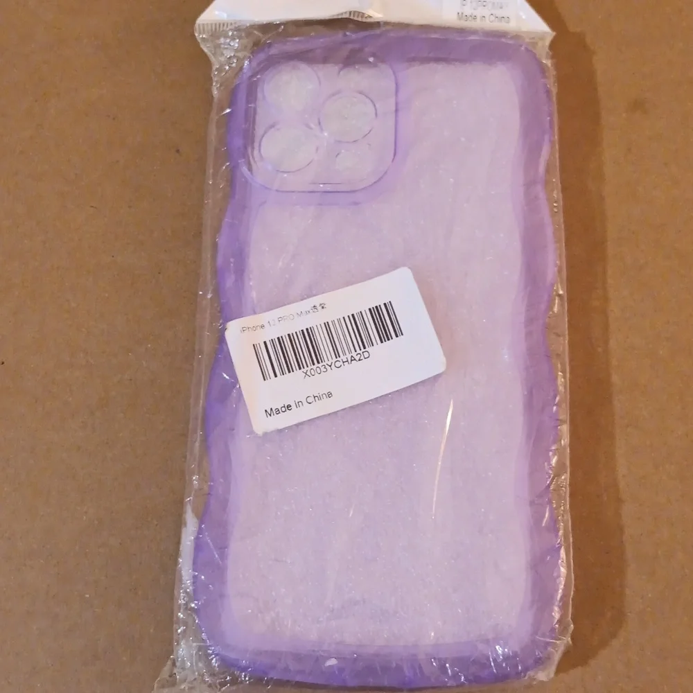 Iphone 12 Pro Max Purple Cell Phone Case